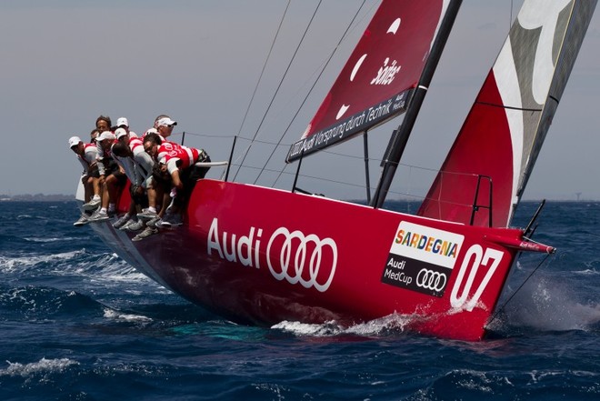 McConaghy built the Audi sailing team powered by All4One TP52 in 62 days, under 9 weeks - the fastest build in the class history © McConaghy Boats